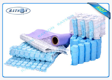 75gsm Biru Pp Non Woven Fabric Spunbond Untuk Pocket Musim Semi Penutup