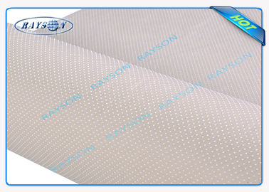 Full Color Range 100GSM Durable Anti Slip Furniture Non Woven Fabric dengan 2mm PVC