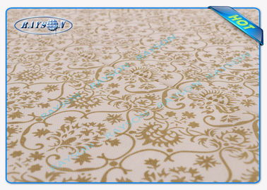 Eco - Ramah PVC Coated Kain Table Cover Untuk Partai Non Pernikahan