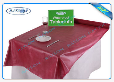 Waterproof / Anti Air Non Woven Taplak Untuk Resturant Celeste / Marron / Fuxia