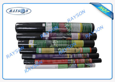 Putih / Hitam PP Landscape Fabric Non Woven againest Birds / Worms / Frost / Gulma