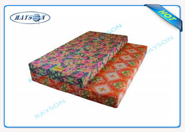 Non Toxic Eco Friendly Printed Pp Non Woven Fabric Untuk Mattress Cover / Paket Bahan