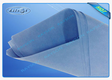 Eco friendly Biru PP Spunbond Non Woven Fabric untuk Masker Medis atau Gown Bedah