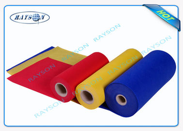 Big Gulung PP spunbonded Non Woven 100% PP Bahan Embossed Colorful