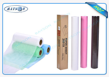 Pink / Putih / Hitam / 40GSM Non Woven Medis Fabric Hidrofilik Polypropylene