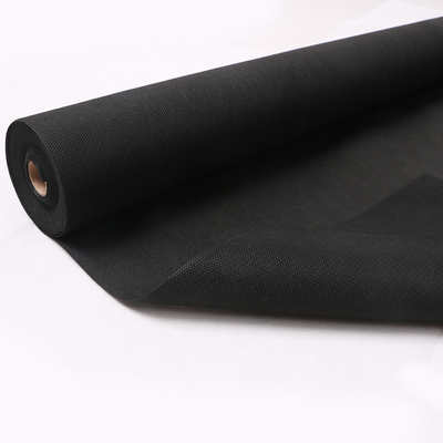 Heavy Duty Geotextile Hydrophilic Garden Weed Control Fabric Non Woven 100gr Hitam