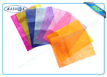 100% Virgin PP Spunbond Non Woven Wrapping Fabric Untuk Kemasan Bunga Dengan Berbagai Warna