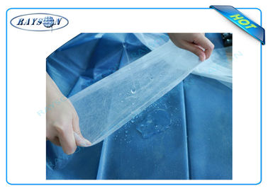 Hydrophilic PP Spunbond Non Woven Polypropylene Fabric Roll Dalam Sprei Medis, Kekuatan Yang Baik