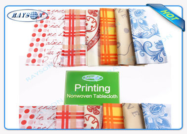 Pringting Dan Tanpa Mencetak 45 Gr / 50gr / 70gr Non Woven Fabric Taplak meja Cutting Packing