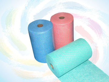 Reusable PP Spunbond Non Woven Fabrics Percetakan Anti-Static untuk Pembersihan Wipes