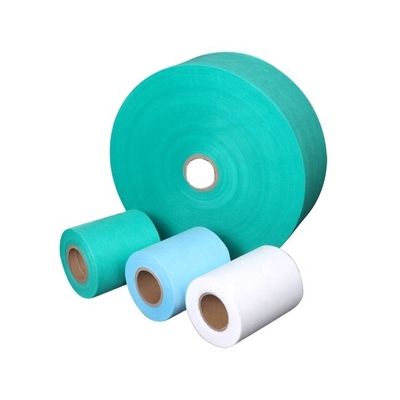 Hidrofilik Polypropylene Spunbond Non Woven Fabric Roll Warna Biodegradable Spunbond