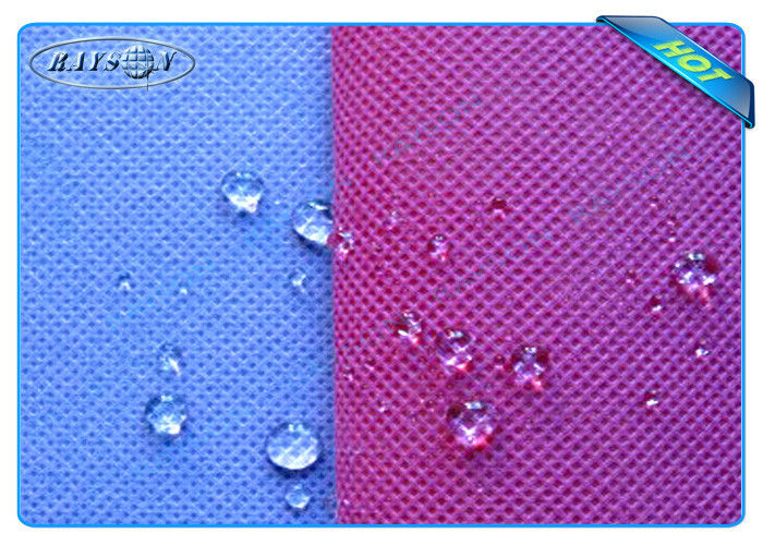 Bernapas Antibakteri Warna Biru Sms Nonwoven Fabric Untuk Face