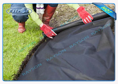 Enviro Anti UV Polypropylene Garden Weed Control Fabric / Mat untuk LansekapAgriculture Non Woven Cover