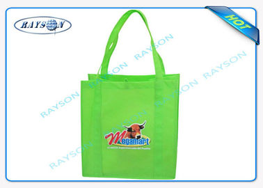 Supermarket Hijau Sablon PP Non Woven Bag 70gsm-90gsm 35x45x10cm