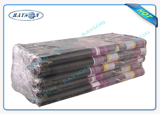 Biodegradable Heavy Duty Agricultrual Non Woven Cover Dalam Warna Hitam 1.5OZ 40gsm hingga 100gsm