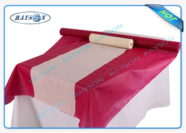 PP Seasame Non Woven Membersihkan Kain pink Fabric Taplak meja