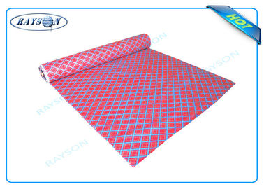 Dicetak Non Woven Fabric PP Spunbond Non Woven Cloth Shrink Resistant