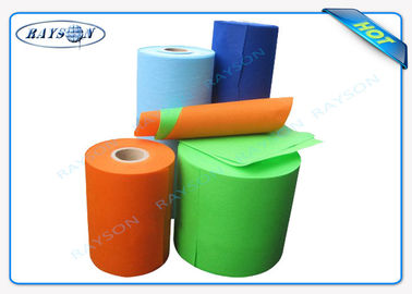Custom Multi color 100% PP Spunbond Non woven Fabric Untuk Tas Belanja