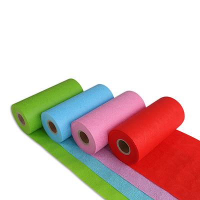 Kain Pembungkus Spunbond Non Woven Timbul Bernapas Dalam Berbagai Warna