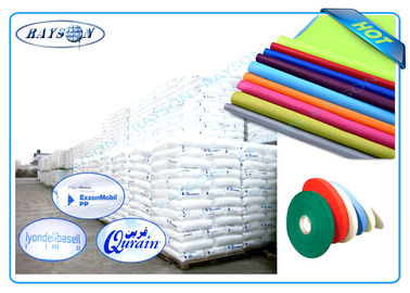 Beberapa Aplikasi 100% Polypropylene PP Spunbond Woven Fabric Non Full Range Warna