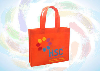 Eco friendly Spunbond dicetak PP Non Woven Bag untuk penggunaan Supermarket