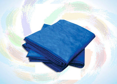 Biru atau putih Spunbond Non Woven Fabric Medis Eco ramah dan Waterproof
