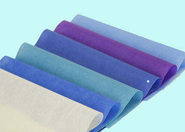 Tahan lama 10gsm - 180gsm PP Spunbond Non Woven Fabric Anti-statis dan Anti-Bakteri