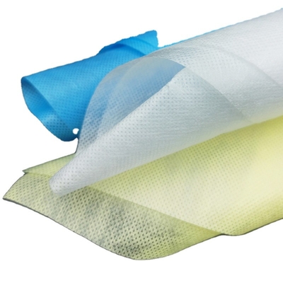 Kain PP Non Woven Warna Biru Dengan PE Film Laminated Water Resistant