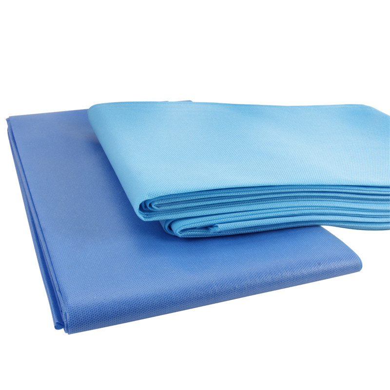 Eco Friendly Pure Color Spunbond Mateiral Non Woven Fabric Untuk Sprei Rumah Sakit