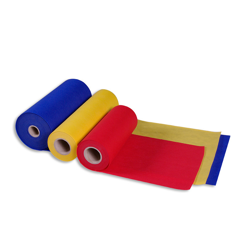 Kain Nonwoven Pp Spunbond Berwarna untuk Pembuatan Tas 70gram Lebar 160cm